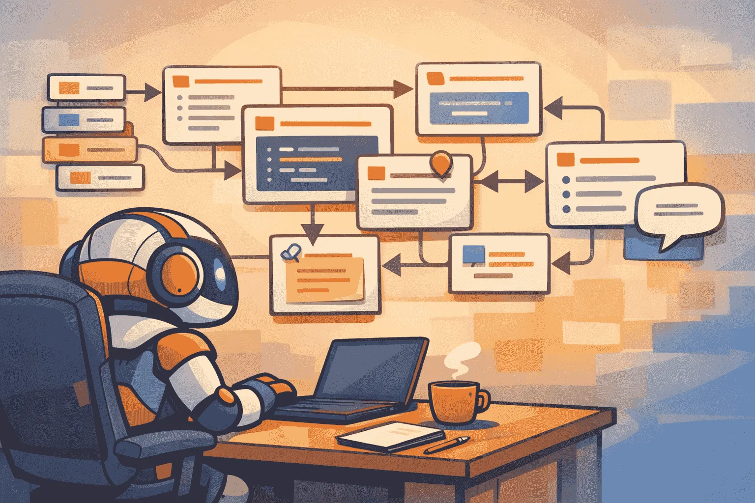 Context Hub 作为 agent 文档层的概念图