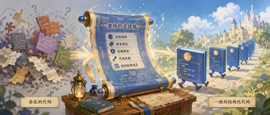用 Agent Skill 固化架构规范：从纠正 AI 到自己动手建一个 Scaffold 技能