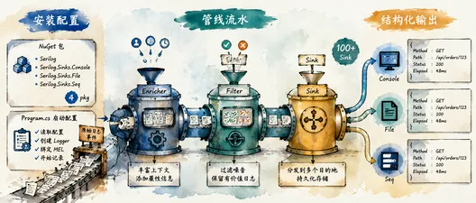 Serilog 在 .NET 中的完整指南：从安装到生产级结构化日志