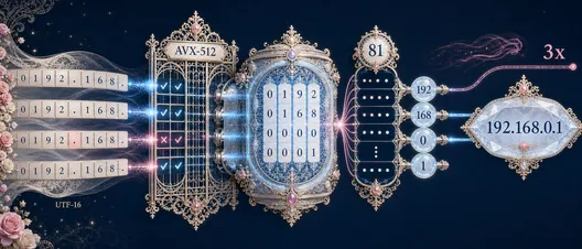 .NET 用 AVX-512 加速 IPv4 解析