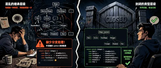 C# 封闭层次结构提案：用 closed 修饰符终结 switch 默认分支