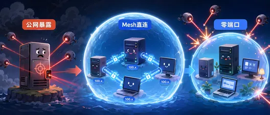用 Tailscale 构建你自己的 VPN：零开放端口的私有网络