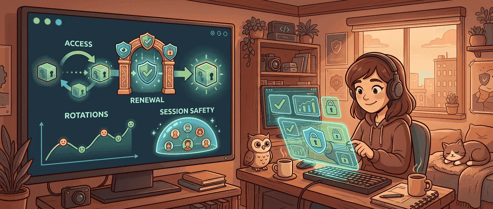 ASP.NET Core Refresh Token 概念图