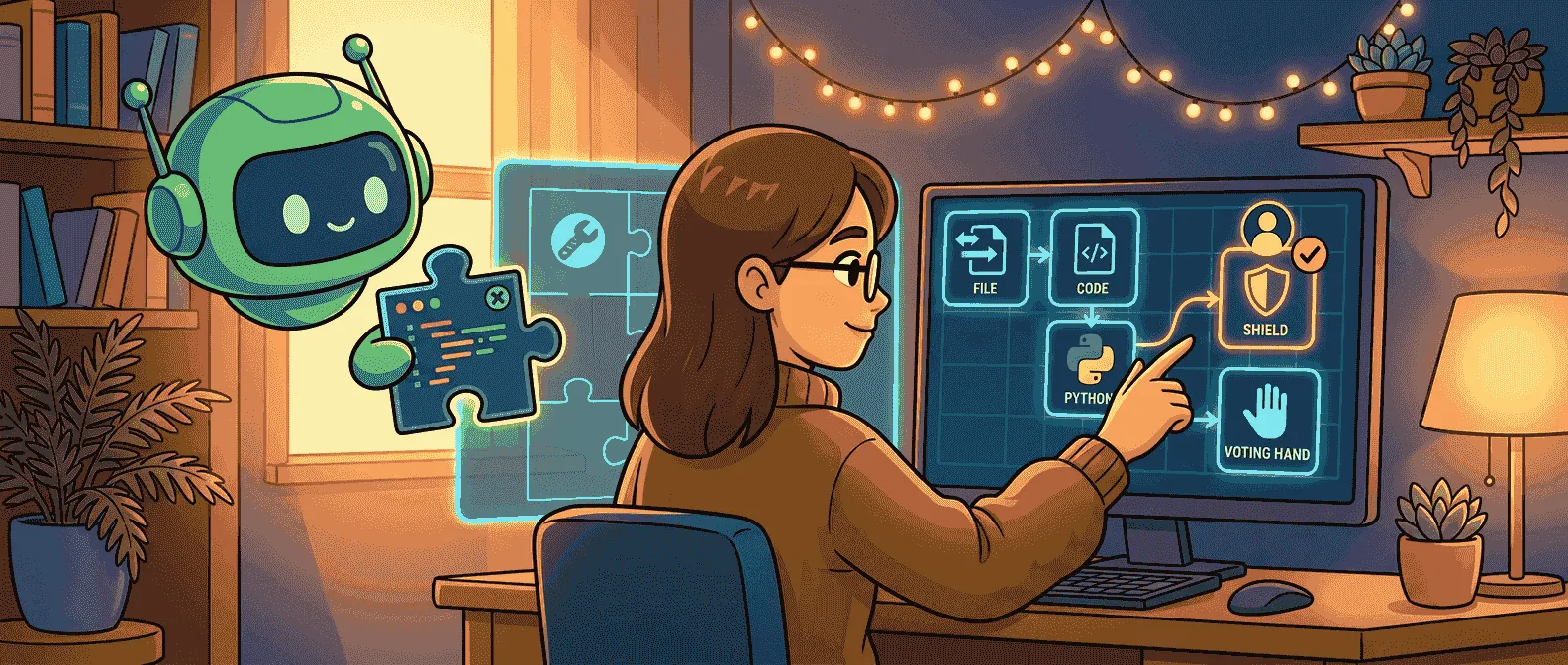 Python Agent Skills 与脚本审批概念图