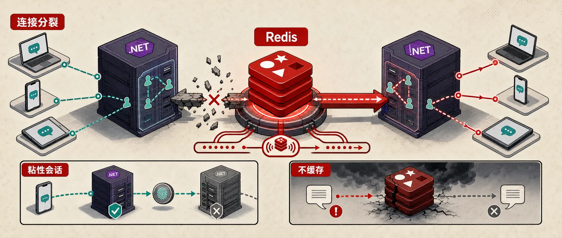 SignalR Redis Backplane 横向扩展封面