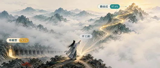模型路由：97.6% 是怎么算出来的
