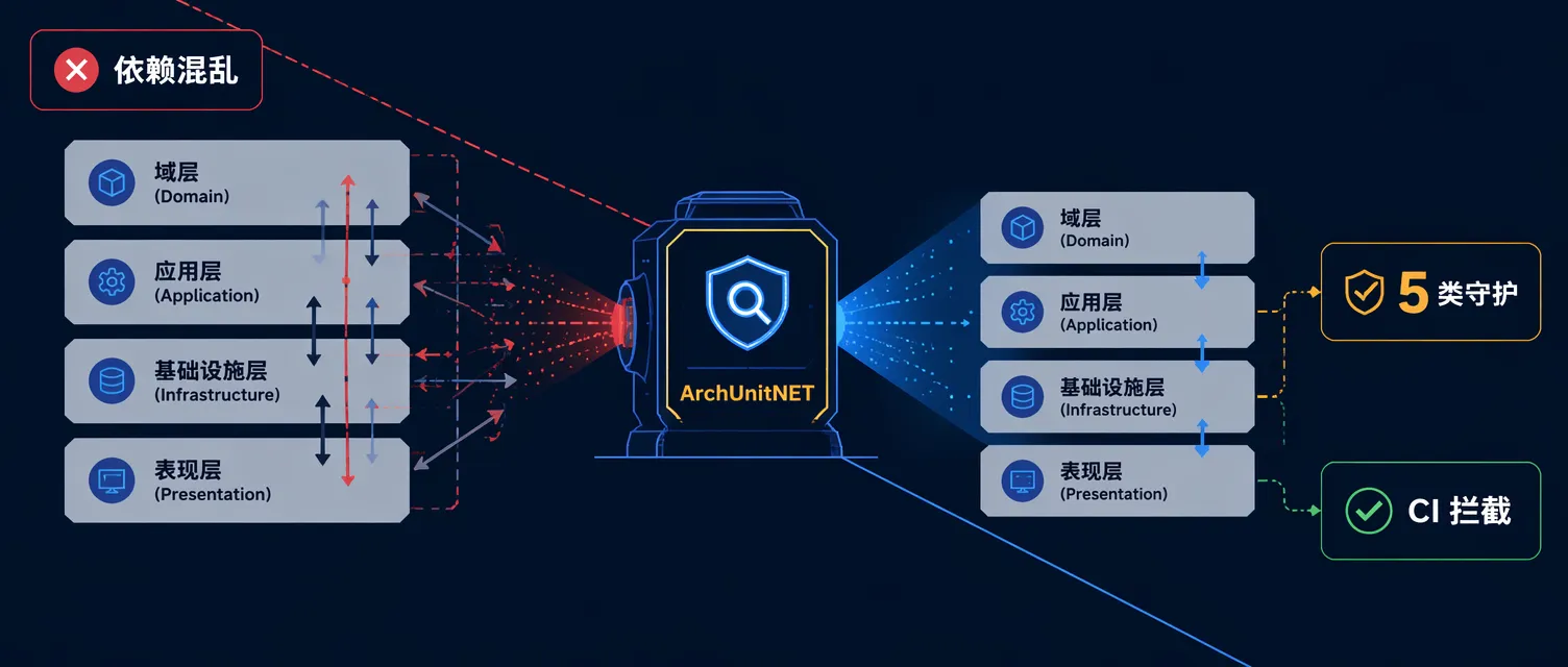 .NET 项目必加的 5 类架构测试