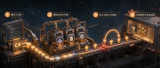 用 .NET Aspire 构建 Dapr Workflow：持久化业务流程实战