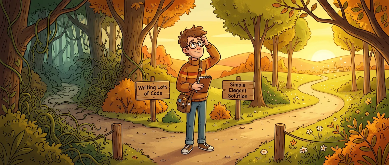 问题定义与代码取舍概念图