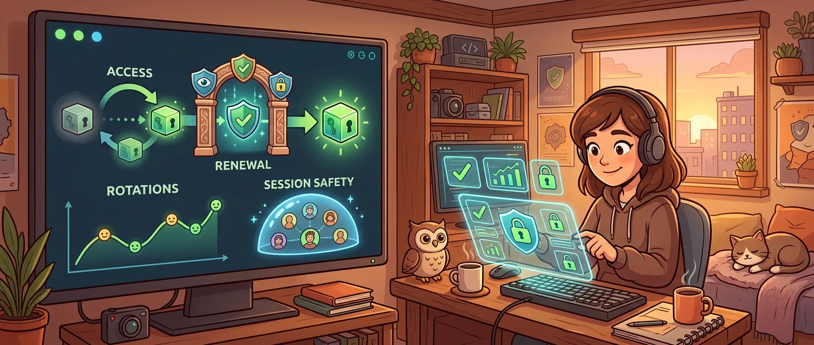 ASP.NET Core Refresh Token 概念图