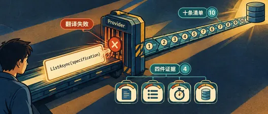 EF Core Specification 性能与翻译陷阱