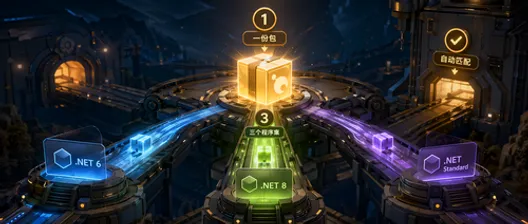 一个 NuGet 包同时支持 .NET 6、.NET 8 和 .NET Standard