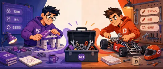 EF Core vs Dapper：.NET 数据访问怎么选