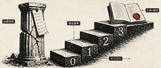 给研究型 AI 代理一份验证清单：让工具脚本从猜测变成契约