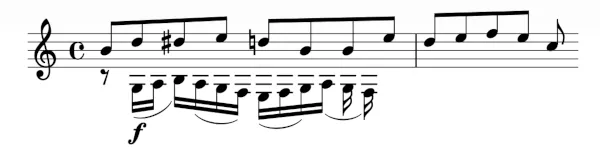 ChatGPT 生成的古典乐谱结果