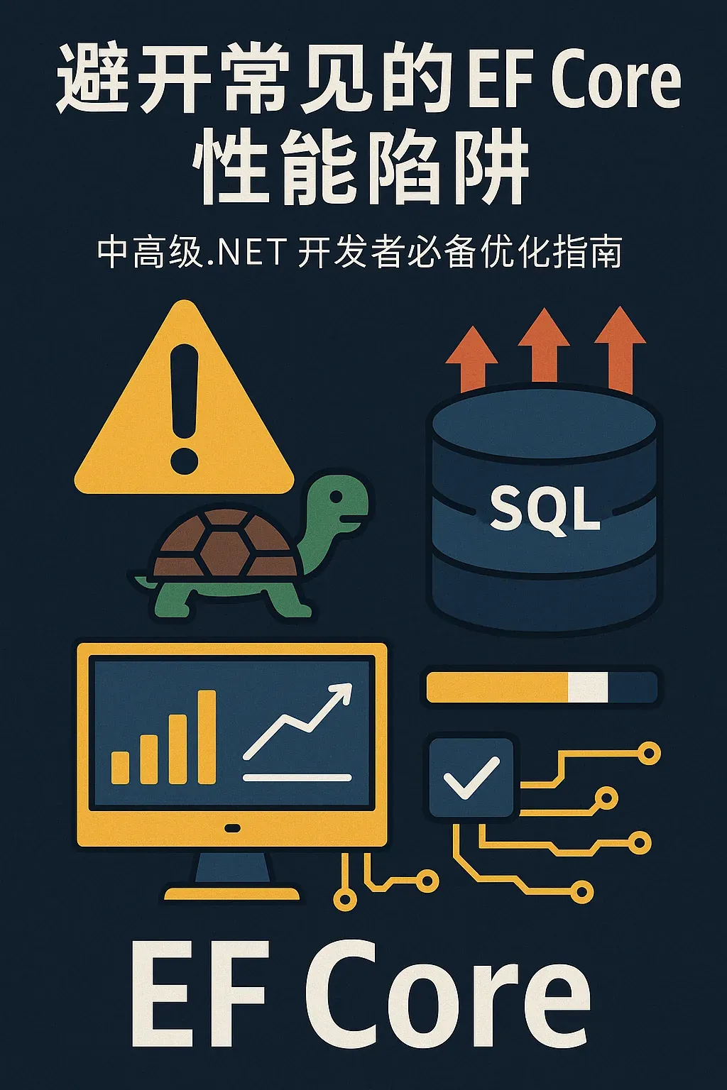 EF Core性能陷阱示意图